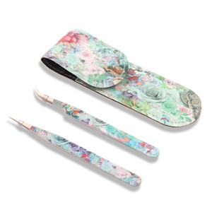 Pince à épiler de volume de marque privée pince à épiler à isolation forte pour extension de cils personnalisée avec boîte personnalisée pince à épiler à pointe de fibre - Product Image 5