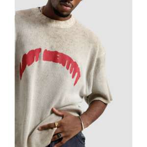 Camiseta Waffle Lavada Lost Identity 100% Algodón Talla Grande - Product Image 6