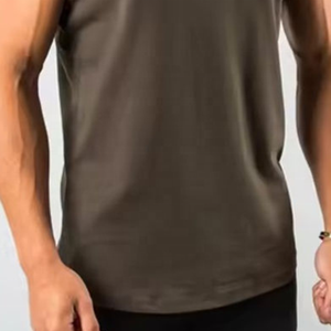 T-shirt de fitness pour homme, coupe ajustée haute performance, meilleur prix, haute qualité, évacuation de l'humidité pour les entraînements intenses en salle de sport - Product Image 5