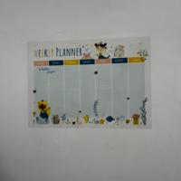 Tableau blanc électrostatique effaçable à sec StaticPaper 2024, planificateur hebdomadaire durable, modèle-23, surface pliable facilement nettoyable, Post-It