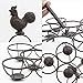 <b>Egg</b> Holder for Gathering Fresh <b>Eggs</b>, Farmhouse Bronze Metal Rack <b>Storage</b> 12 <b>Eggs</b> - Product Image 4