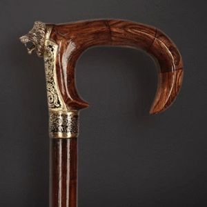 TRADITIONAL WALKING <b>STICK</b> WITH CUSTOM CARVING Gift or Mobility Aid for Men and Women Handcrafted <b>Wooden</b> Walking - Product Image 5