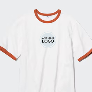Camiseta Ringer de Hombre de Peso Pesado, Venta al por Mayor, Ajuste Holgado, Estilo Urbano, Lisa - Product Image 3