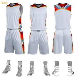 Uniforme de Baloncesto Sublimado Personalizado de Alta Calidad, Cómodo, Transpirable, Antibacterial, de Secado Rápido, Nuevo y en Oferta - Product Image 3