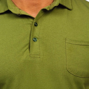 T-shirt polo décontracté pour hommes Design solide Respirant Anti-rétrécissement et anti-rides Personnalisable Couleur Logo Prix - Product Image 6