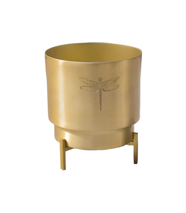 ขายจํานวนมาก Golden Planter ตกแต่งพื้นตกแต่งบ้านตกแต่งสวนตกแต่งหลายทําด้วยมือโลโก้ที่กําหนดเองแพ็คที่กําหนดเอง - Product Image 1
