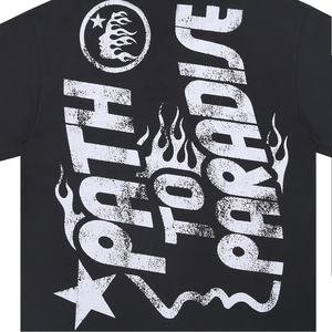 T-shirt col rond surdimensionné personnalisé pour hommes unisexe coupe ample impression complète à manches courtes tissu tricoté été Style Streetwear - Product Image 6