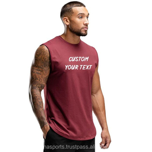 Haute qualité décontracté athlétique personnalisé couleurs Gym coton surdimensionné lâche musculation serré Muscle Fitness côtelé séchage rapide - Product Image 4