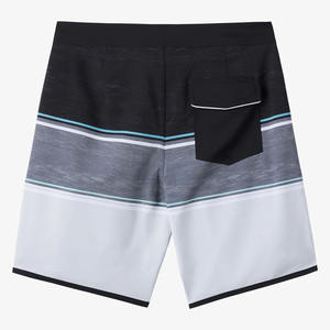 Shorts en toile tricotés pour hommes avec logo personnalisé sur le devant, impression numérique, séchage rapide et caractéristiques écologiques, approvisionnement en gros - Product Image 6