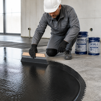 Zweikomponenten-Polyurethan-Wasserdichtbeschichtung CE-Zertifizierte Flüssig-Auftrags-Polymermembran für Beton-Dach und Keller