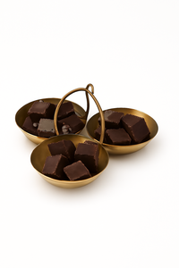 ถาดทองสามชั้นแบบโบราณสำหรับออกแบบถาดใส่ผลไม้แห้งช็อกโกแลตเหมาะสำหรับการจัดงานแต่งงานและของขวัญแบบดั้งเดิม - Product Image 2