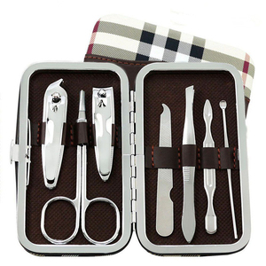 Herramientas profesionales de manicura de pedicura de acero inoxidable, Kit de cortaúñas, juego de aseo de uñas, estuche para manicura, cuidado Personal - Product Image 3