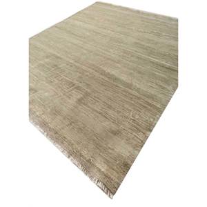 Alfombra de Lana Anudada a Mano Entropy Green, Diseño Abstracto Sólido, Rectangular, Estilo Afgano, para el Hogar, Sala de Estar, Pasillo-Enm-316 - Product Image 2