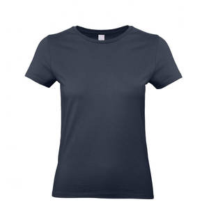 100% T-shirts sans étiquette respirants en jersey de coton à coutures latérales profilées - Product Image 3