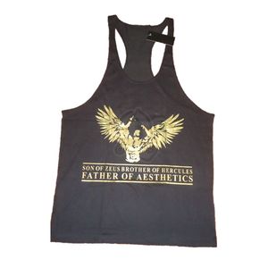 Débardeur de sport gris foncé personnalisé pour homme, veste de musculation, vêtement de fitness, entraînement musculaire, polyester, débardeurs d'entraînement - Product Image 5