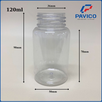 Vente chaude 120ml Vert PET En Plastique Capsule Conteneur Logo Personnalisé Médecine Emballage Soins De Santé Supplément Vitamine Bouteille Pilules