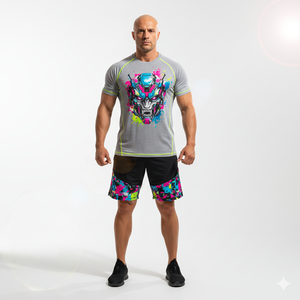 เสื้อยืดคอกลมของผู้ชายเสื้อคอตตอนน้ำหนักเบาแบบลำลองเล่นยิมฟิตเนสแบบลำลองฤดูร้อน - Product Image 5