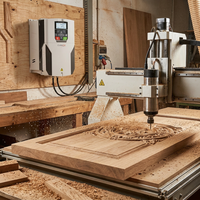 Variateur de fréquence à boucle fermée 4 kW 5,5 kW 7,5 kW 220 V monophasé pour machine-outil CNC