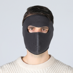 Sombrero de lana cálido de invierno para clima frío Calentador de cuello a prueba de viento Equipo de nieve para hombres Mujeres Pasamontañas de esquí - Product Image 3