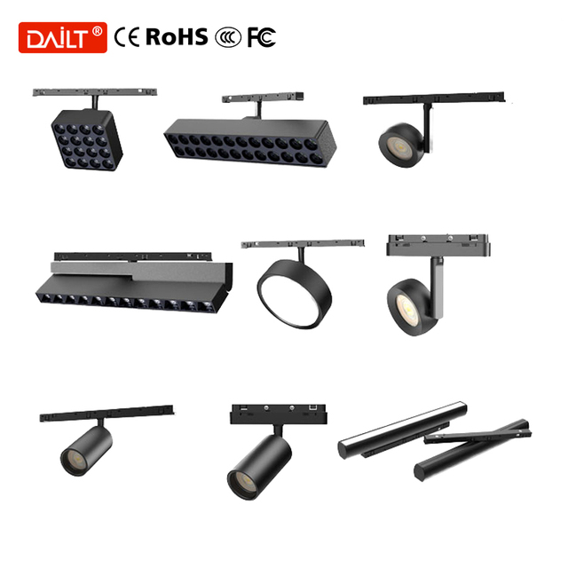 Magnetic Track Light 11mm DC48V Dimmable Smart Magnetic Track Light System Aluminum Magnetic Track Light Magnetic Track Light