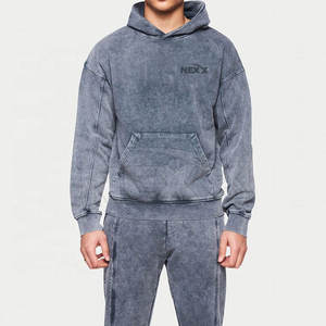Vente en gros Concevez Votre Propre Survêtement Lavage à l'Acide Meilleure Vente Personnalisé Survêtement Lavage à l'Acide pour Hommes - Product Image 2