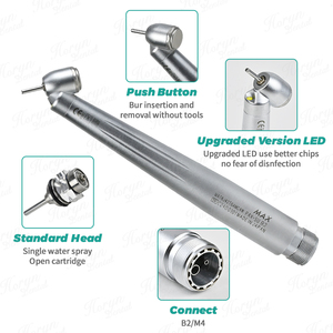 Nha Khoa 45 độ <span class=keywords><strong>LED</strong></span> tốc độ cao tay khoan e-máy phát điện tích hợp push button tay khoan phun nước duy nhất với <span class=keywords><strong>LED</strong></span> ánh sáng - Product Image 5