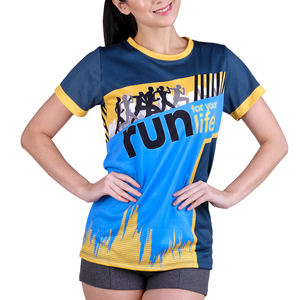 Camisetas de sublimación de manga corta Camiseta informal profesional Camiseta de sublimación personalizada Impresión de secado rápido cuello redondeado deportivo - Product Image 5