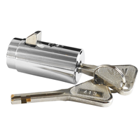 Cylindres de serrure ABA professionnels pour distributeurs automatiques, personnalisables, durables, anti-perçage, en alliage de zinc, chromés, emballage carton, 1000 pièces
