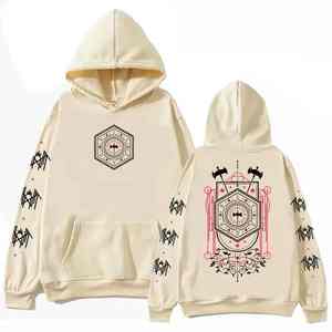 2025 sommeil-jeton Hip Hop pull à capuche court printemps hauts sweat tricoté tissu sérigraphié Techniques lavées - Product Image 5