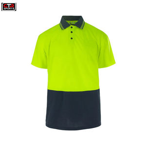 Polo DE SEGURIDAD reflectante de protección de alta visibilidad Camisa de trabajo de seguridad reflectante de alta visibilidad Ropa de trabajo para hombres Polo - Product Image 2