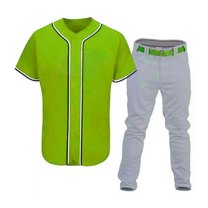 Fabrication en usine de vêtements de sport, uniforme de baseball, couleur personnalisée, uniforme de baseball de haute qualité pour adultes - Product Image 5