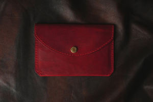 Custom Design Vintage Style Genuine <b>Leather</b> Clear Cover <b>Passport</b> Card <b>Holder</b> PTH-0044C - Product Image 5