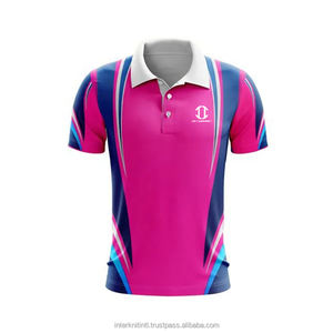 Polo de golf pour hommes grande taille, respirant, avec impression par sublimation intégrale de haute qualité et design personnalisé - Product Image 3