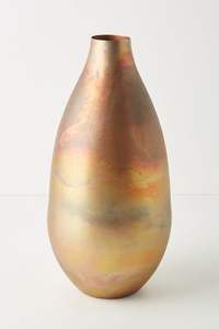 Ornate <b>vintage</b> inspired metal flower <b>vase</b> with decorative engravings for luxury wedding decor and premium home styling - Product Image 5