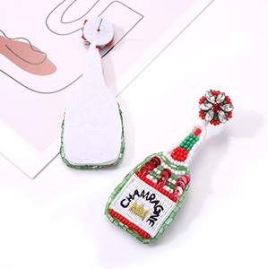 Dernier modèle Boucles d'oreilles pendantes en perles de style ethnique bohème faites à la main Bijoux de fête pour femmes-Cadeau parfait pour les femmes - Product Image 5