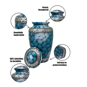 โกศเผาศพคุณภาพสูงสำหรับคนที่คุณรักทนทานพร้อมดีไซน์ที่ทำด้วยมือและการปิดที่ปลอดภัย - Product Image 3