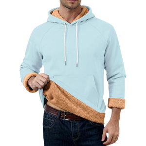 Wholesale New Fashion Winter Men's Regular Fit Fleece <b>Hoodies</b> <b>Plain</b> Dyed Breathable Cotton Blended Customized Logo <b>Hoodies</b> - Product Image 1