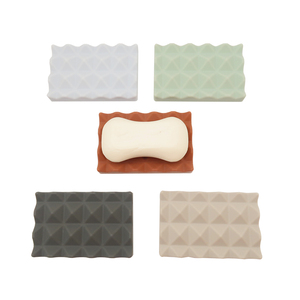 Hiện Đại Thiết Kế Đơn Giản Silicone Xà Phòng Món Ăn Thoát Nước Xà Phòng Chủ Tự Thoát Nước Xà Phòng Khay Phụ Kiện Phòng Tắm - Product Image 6