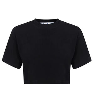 Women's High Stretch Fitness <b>Yoga</b> Top New Workout Tee Running Exercise Neck Slim Rib Crop Short Sleeve Wholesale Sport Fabric - Product Image 5