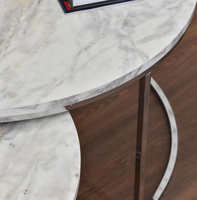 Table basse de luxe moderne nordique haute qualité en gros acier inoxydable et verre trempé technique polie pour salle à manger