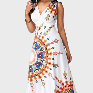 Nouveautés Robes d'été en soie pour femmes grandes tailles, anti-statique, respirantes, élégantes, amples, décontractées, plissées, chemise pour femme - Product Image 5