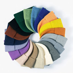 2025 nuevos hombres y mujeres Otoño/Invierno estampado de letras de punto Reversible multifuncional cálido sombreros de diseñador Jacquard - Product Image 1