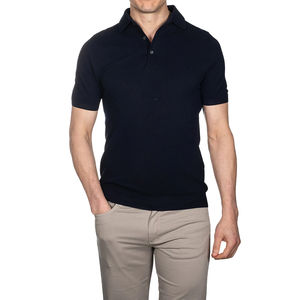 Camiseta Polo Personalizada para Hombre, Logotipo Personalizado, Bordado, Impresión, Corta, Transpirable, Elástica, de Golf, Tenis, de Alta Calidad - Product Image 3