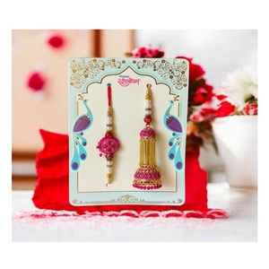 Juegos de regalo Rakhi de calidad de lujo con embalaje premium y bolsas Roli-Chawal ideales para regalar disponibles a precio de exportación - Product Image 2