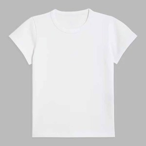 High Quality 100% Cotton <b>T</b> <b>Shirts</b> Custom Round Neck <b>White</b> <b>T</b>-<b>shirt</b> Women Oversized <b>Blank</b> Plain <b>T</b> <b>Shirts</b> - Product Image 4