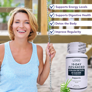 Chất lượng cao Aloe Vera Senna cây kế sữa hạt giống 15 ngày đại tràng làm sạch cai nghiện máy tính bảng cho hỗ trợ tiêu hóa và hỗ trợ mỏng - Product Image 2