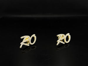 จี้ฮิปฮอปเพชรแบบมีเพชรเย็นทำจากสแตนเลสชุบเงิน - Product Image 3