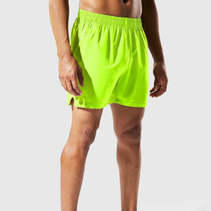 Short de course décontracté de qualité supérieure pour hommes avec logo personnalisé Service OEM Motif solide pour un confort maximal et des performances athlétiques - Product Image 3