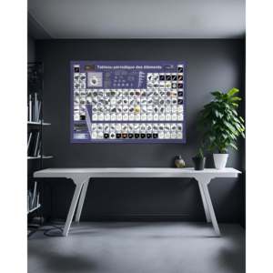 Póster del Tabla Periódica de los Elementos en Tamaño A1 Francés para Entusiastas de la Química - Product Image 3