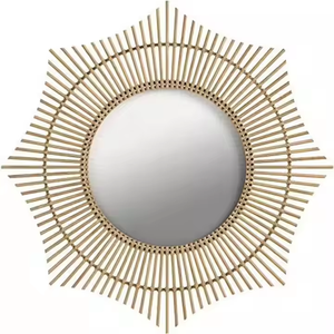 Cadre de miroir mural en métal artistique de conception moderne de haute qualité - Product Image 4